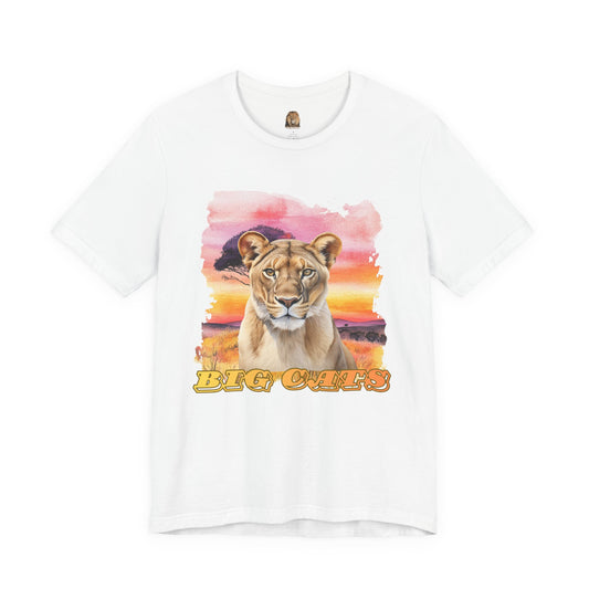 Women's Lioness Big Cats Short Sleeve Tee