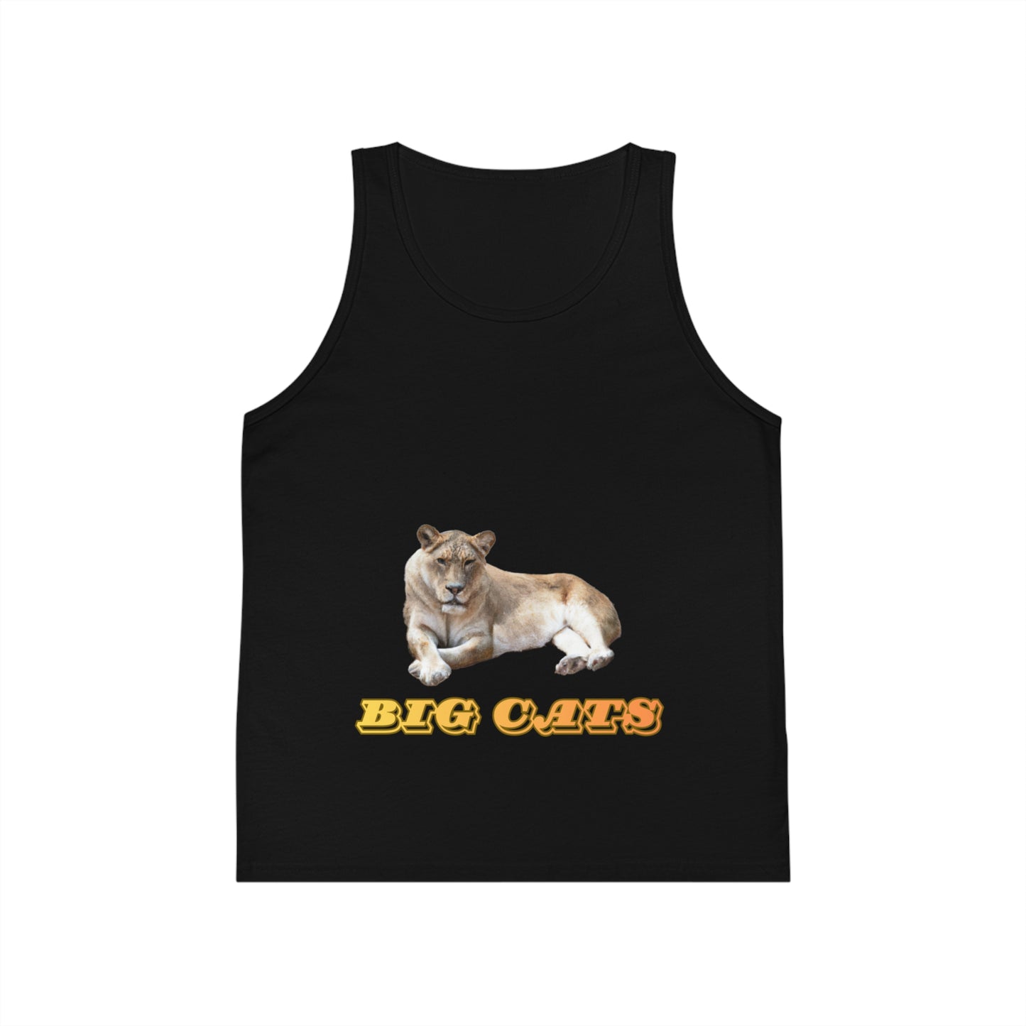 Kid's Lioness Big Cats Jersey Tank Top
