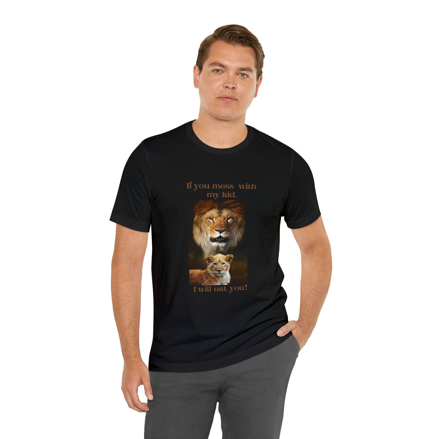 Men's Lion and Cub Short Sleeve Tee