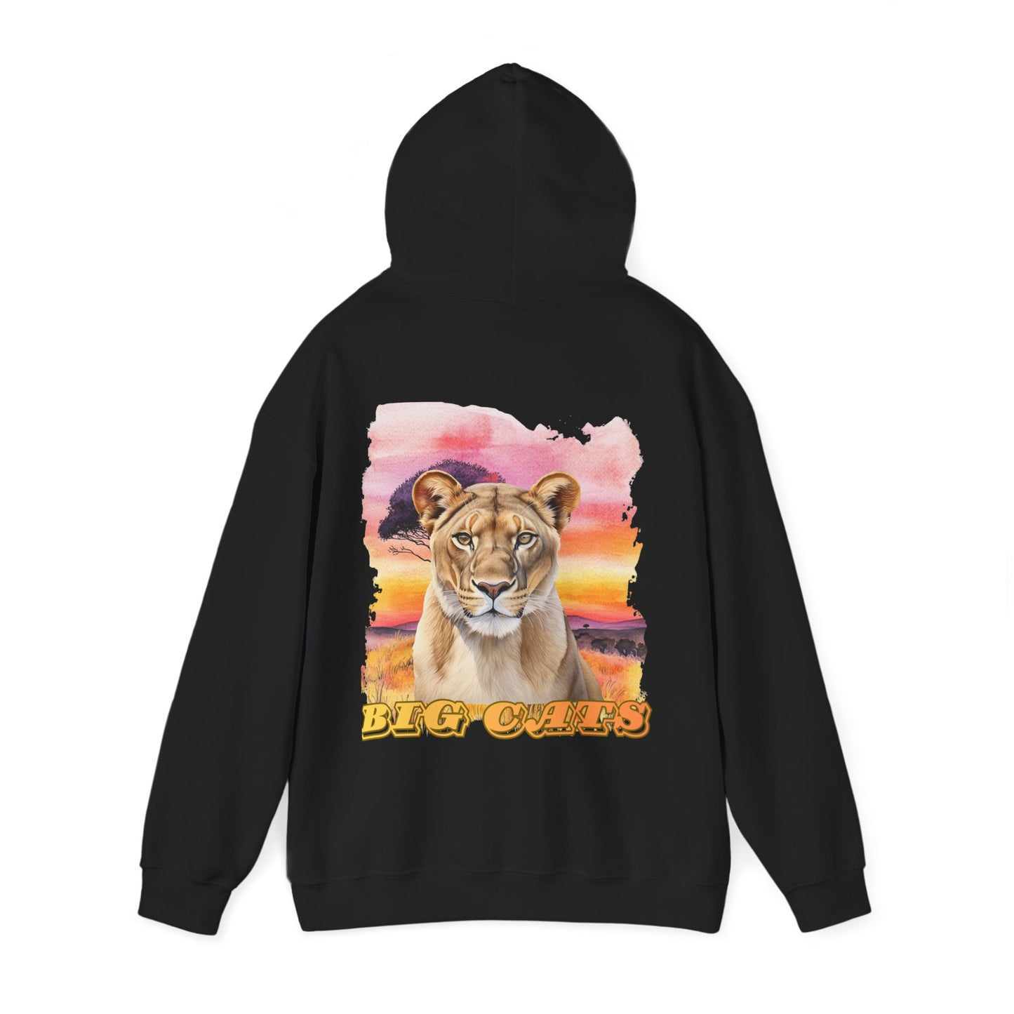 Women's Big Cats Lioness Hooded Sweatshirt