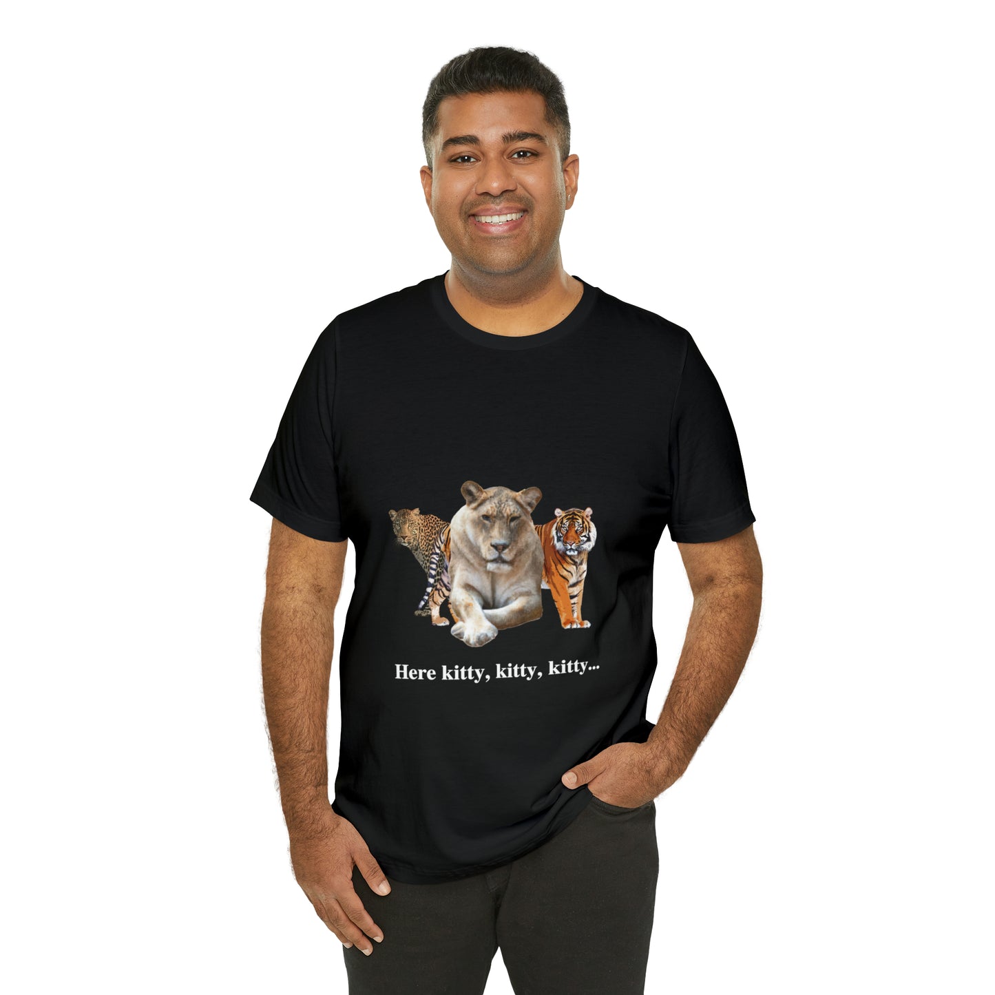 Unisex Big Cats Lioness Short Sleeve Tee