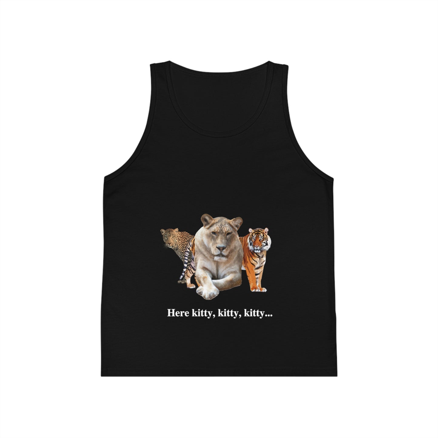 Kid's Big Cats Lioness Jersey Tank Top