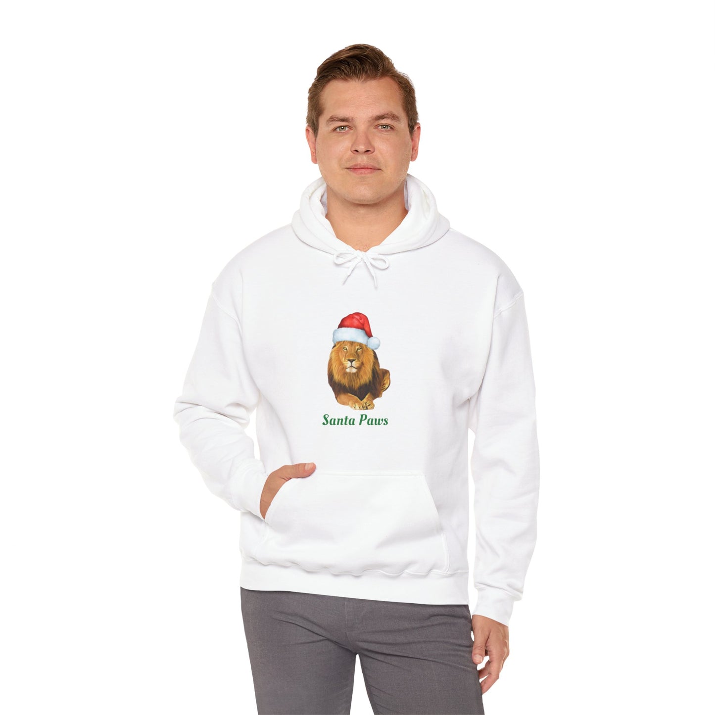 Unisex Santa Paws Hooded Sweatshirt