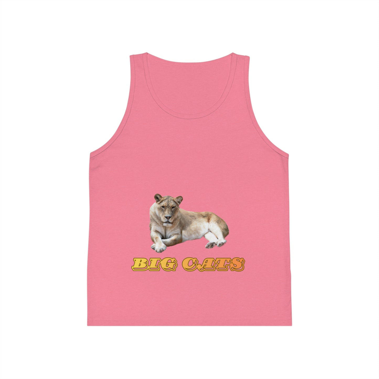 Kid's Lioness Big Cats Jersey Tank Top