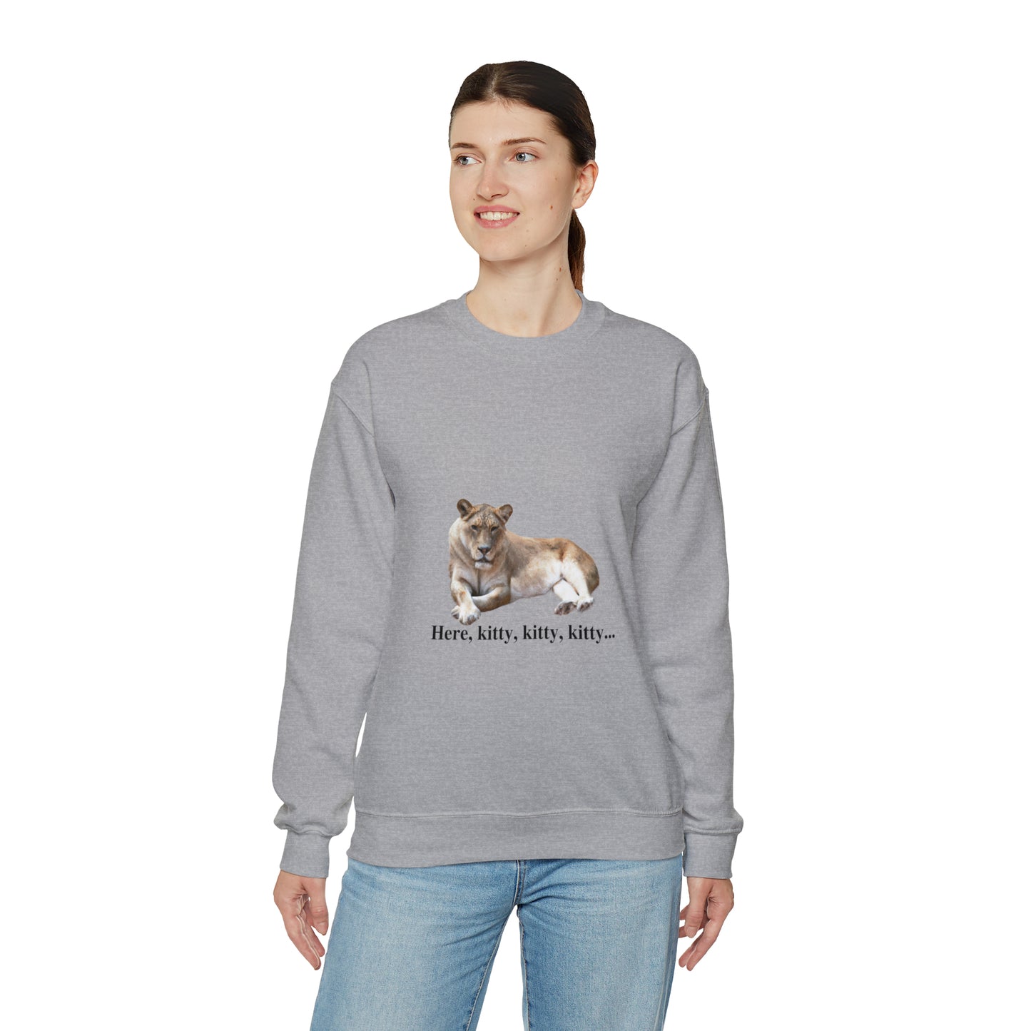 Unisex Lioness Big Cats Crewneck Sweatshirt