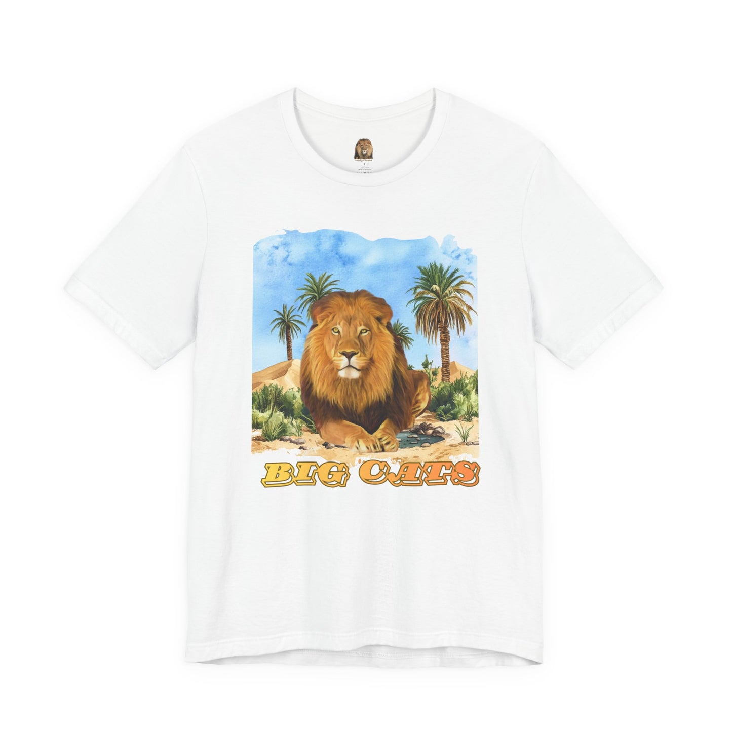 Men's Big Cats Lion Tee Shirt
