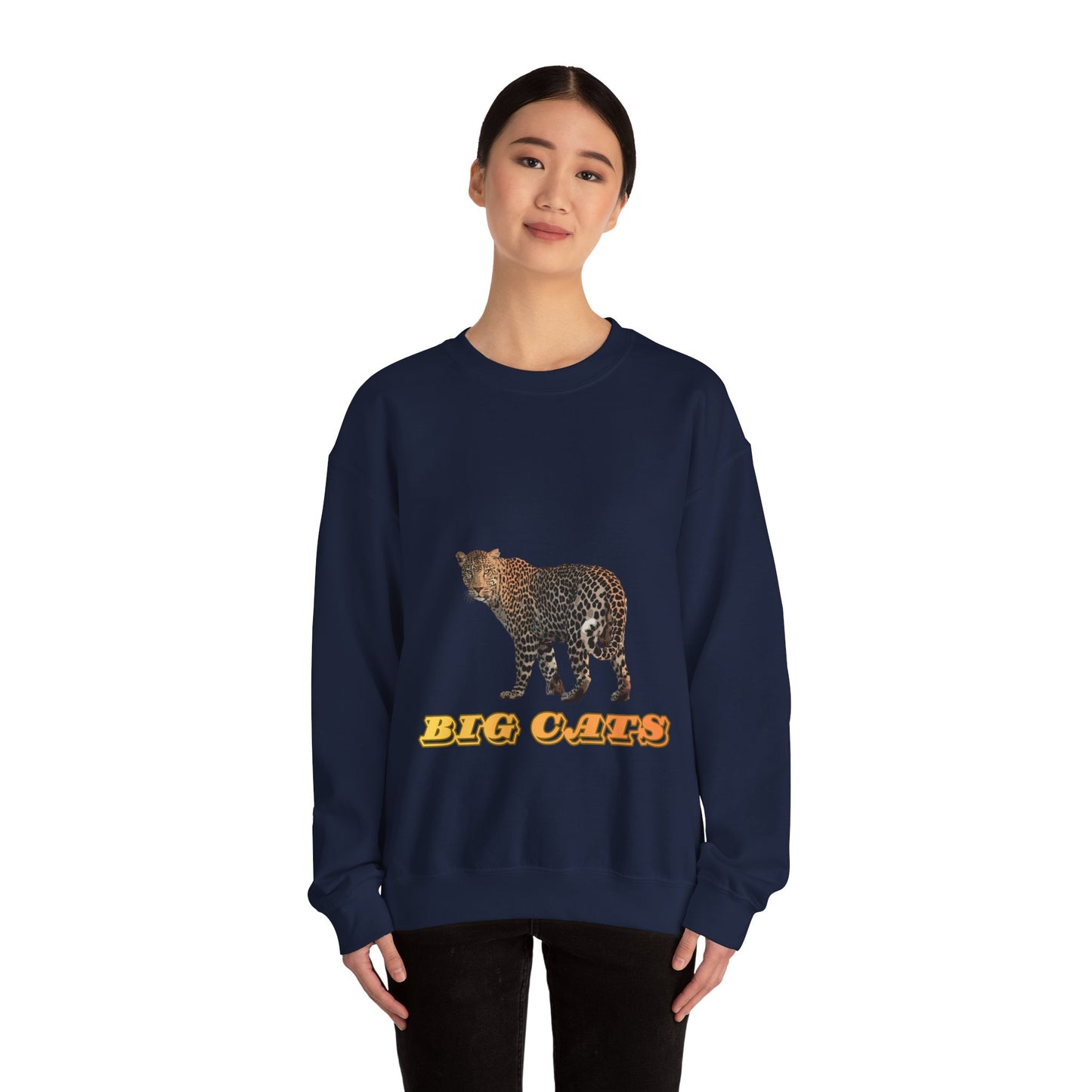 Unisex Leopard Big Cats Crewneck Sweatshirt
