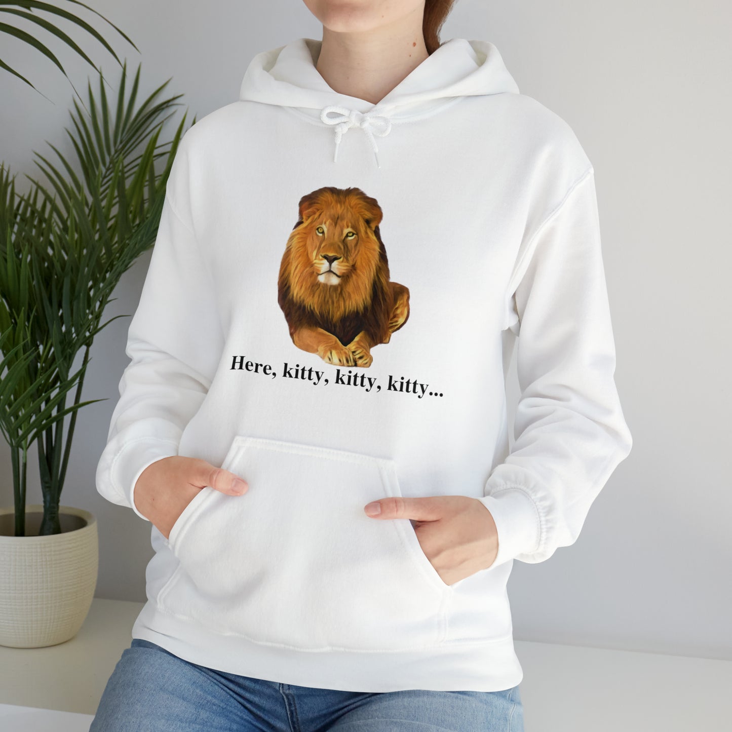 Unisex Lion Big Cats Hooded Sweatshirt