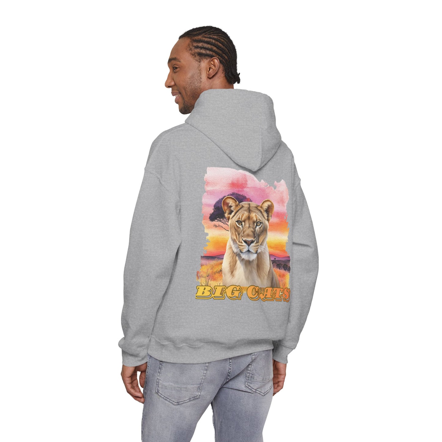 Big Cats Lioness Hooded Sweatshirt