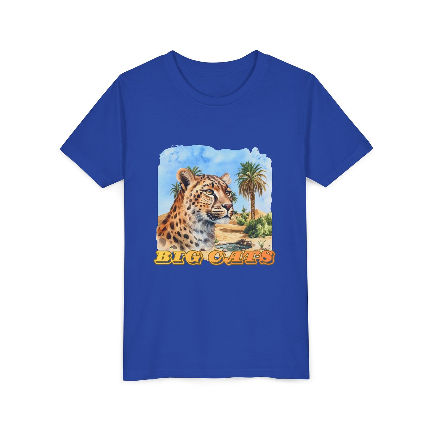 Boys Cheetah Big Cats Graphic Tee Shirt