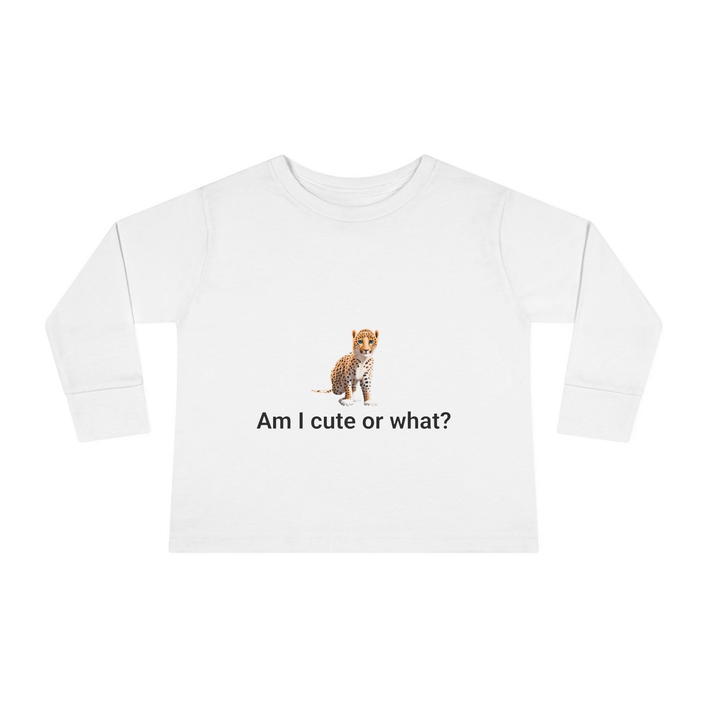 Toddler Little Cats Leopard Long Sleeve Tee