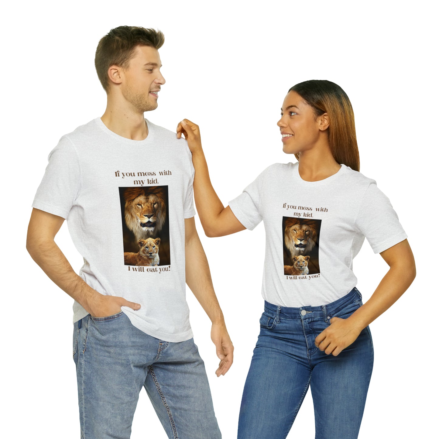 Men's Lion and Cub Short Sleeve Tee