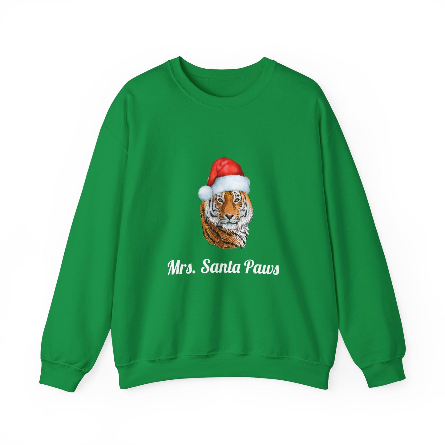 Tiger Mrs. Santa Crewneck Sweatshirt