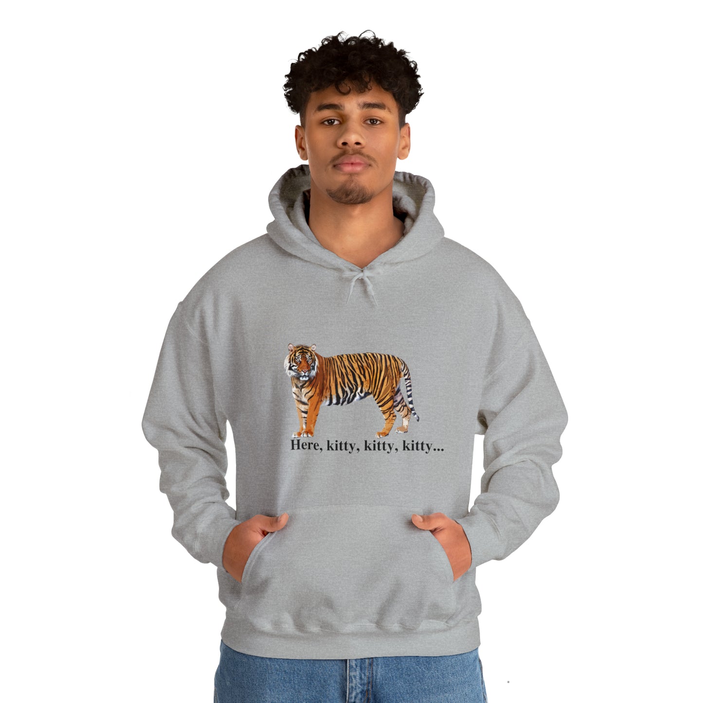 Unisex Tiger Big Cats Hooded Sweatshirt