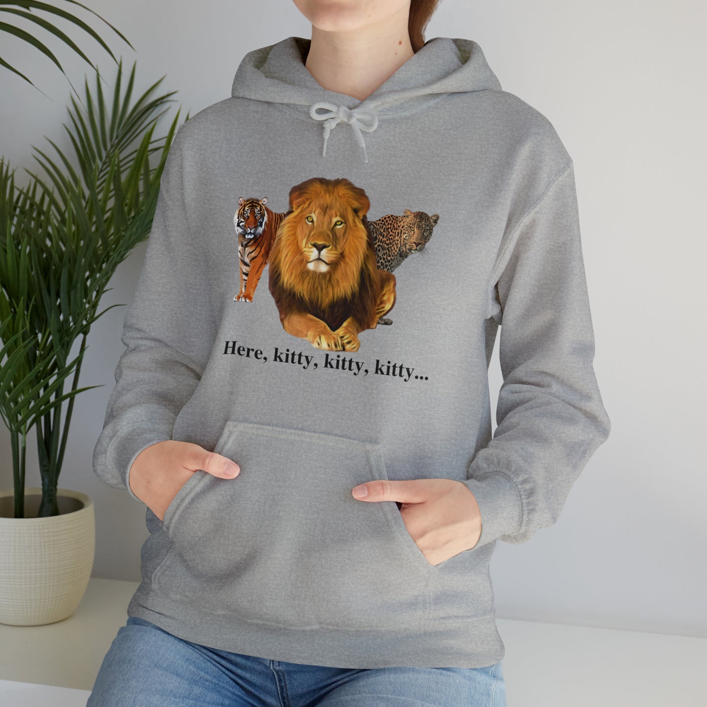 Unisex Big Cats Hooded Sweatshirt