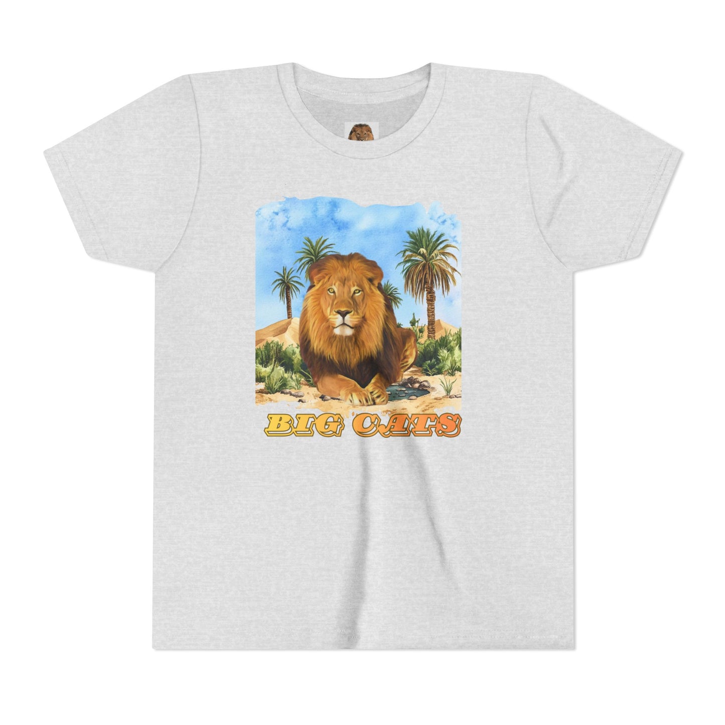 Boy's Lion Big Cats Short Sleeve Tee