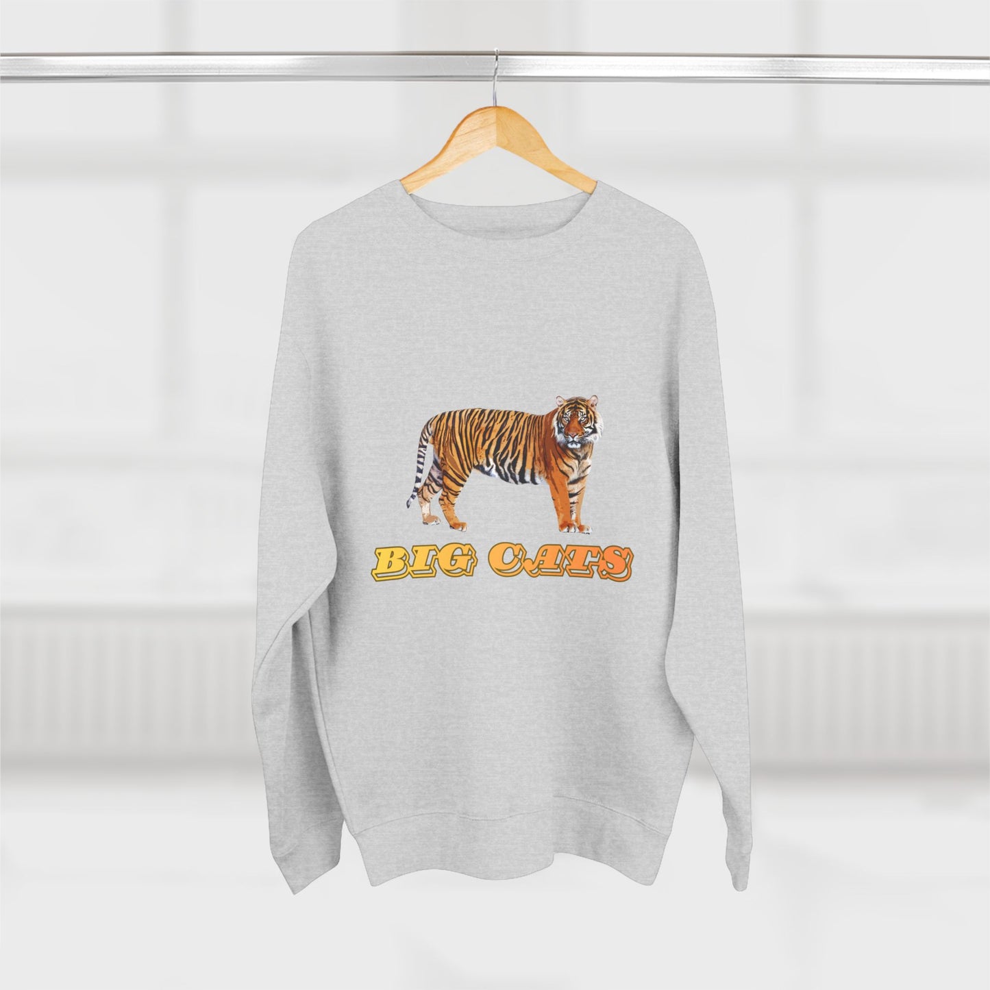 Unisex Premium Tiger Big Cats Crewneck Sweatshirt