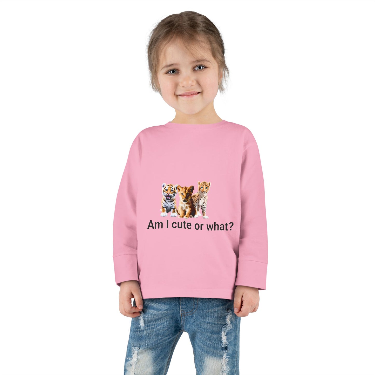 Toddler Little Cats Long Sleeve Tee