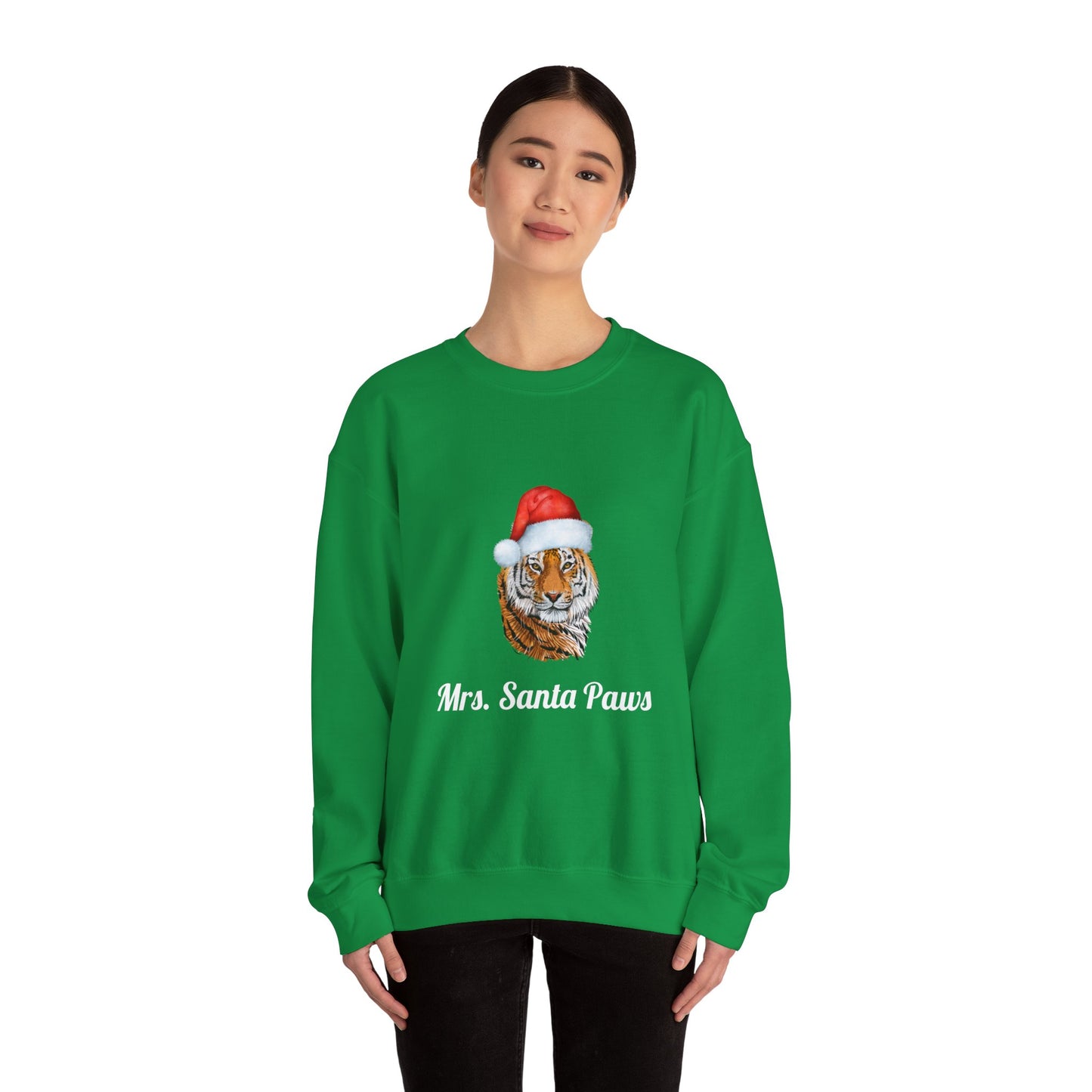 Tiger Mrs. Santa Crewneck Sweatshirt