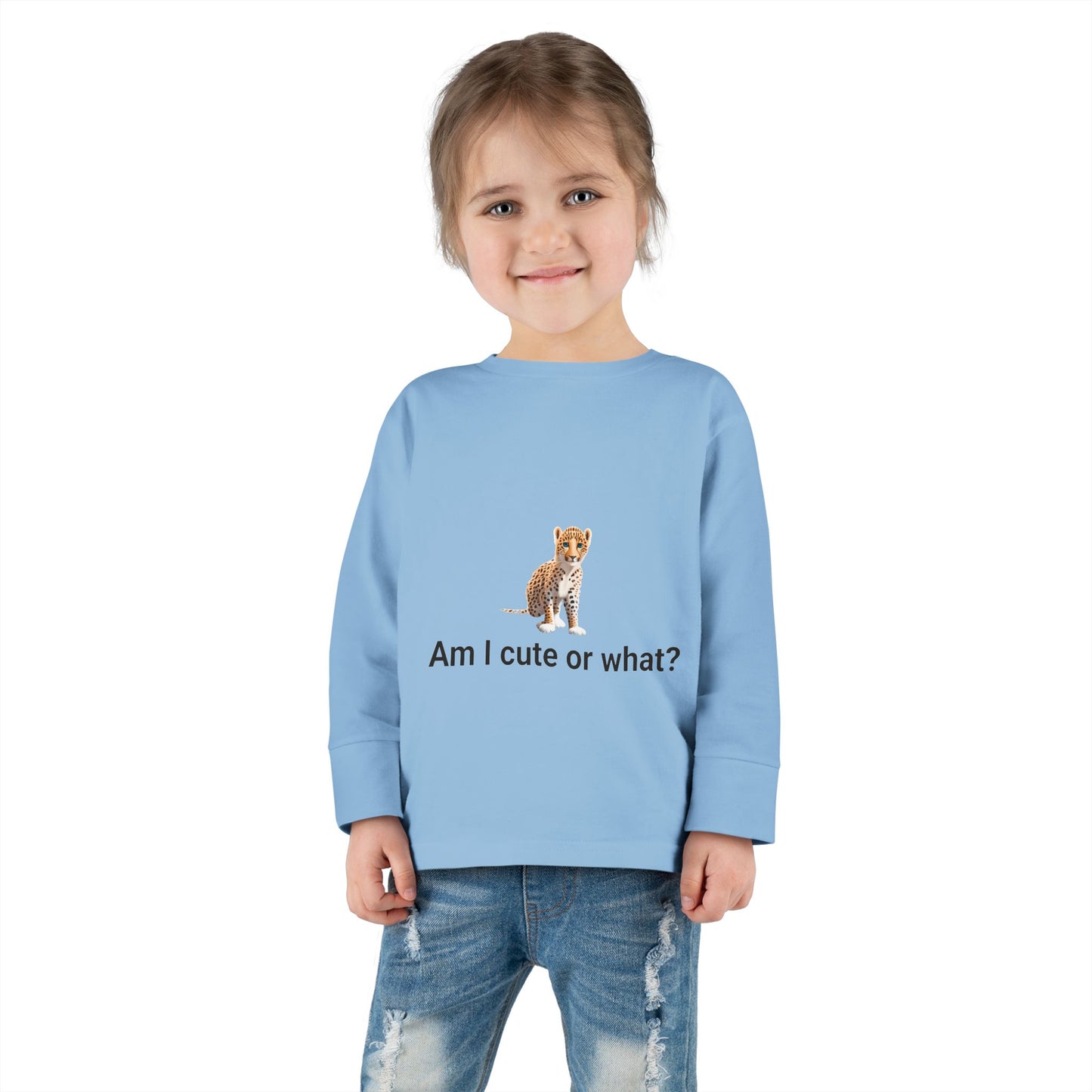Toddler Little Cats Leopard Long Sleeve Tee