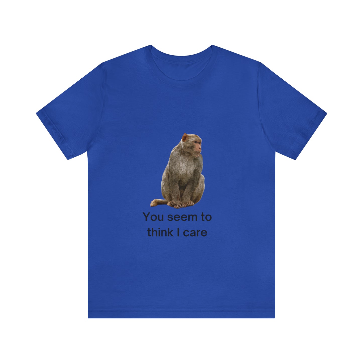 Unisex Monkey Short Sleeve Tee