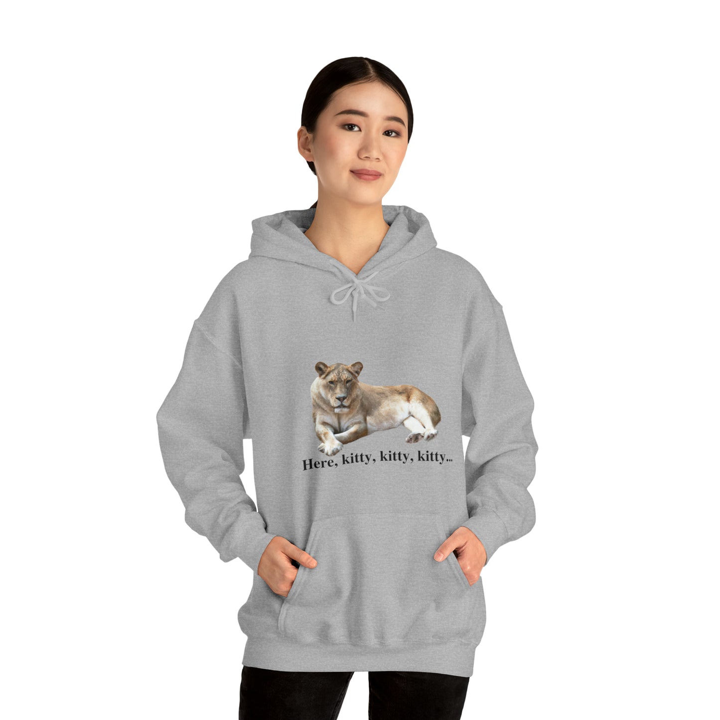 Unisex Lioness Big Cats Hooded Sweatshirt