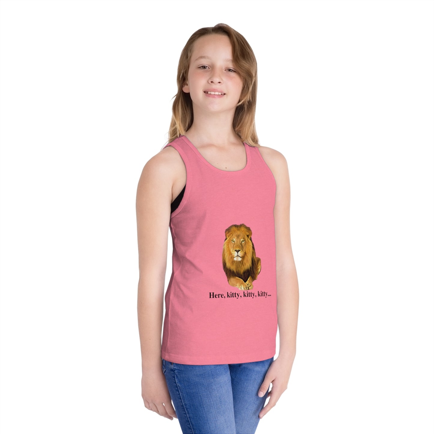 Kid's Lion Big Cats Jersey Tank Top