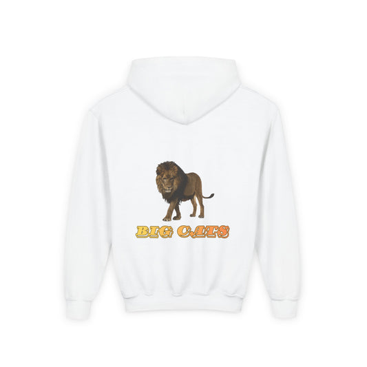 Youth Lion Big Cats Hooded Sweatshirt