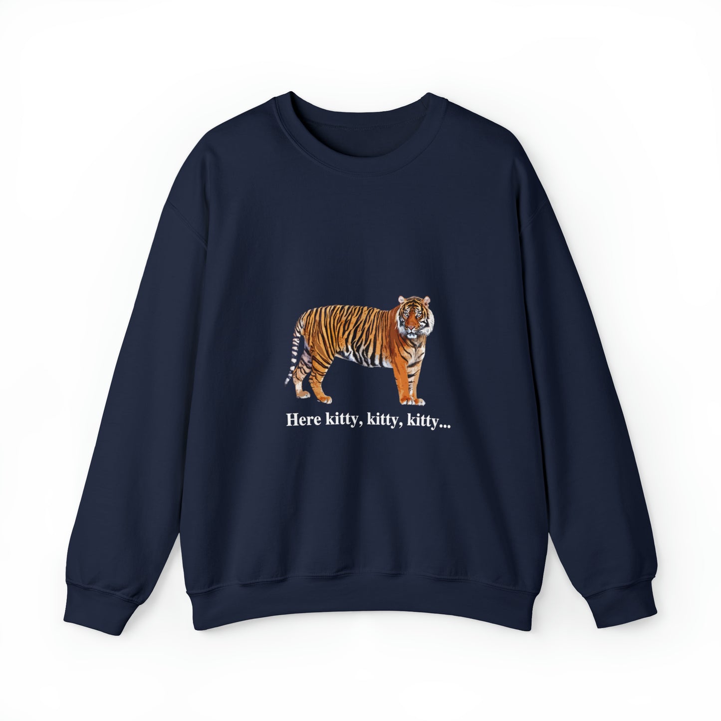 Unisex Tiger Big Cats Crewneck Sweatshirt