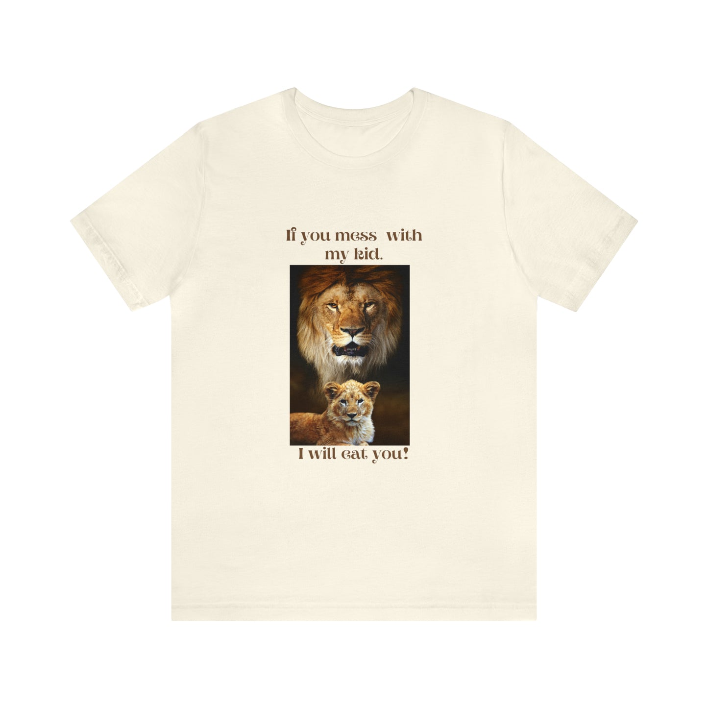 Men's Lion and Cub Short Sleeve Tee