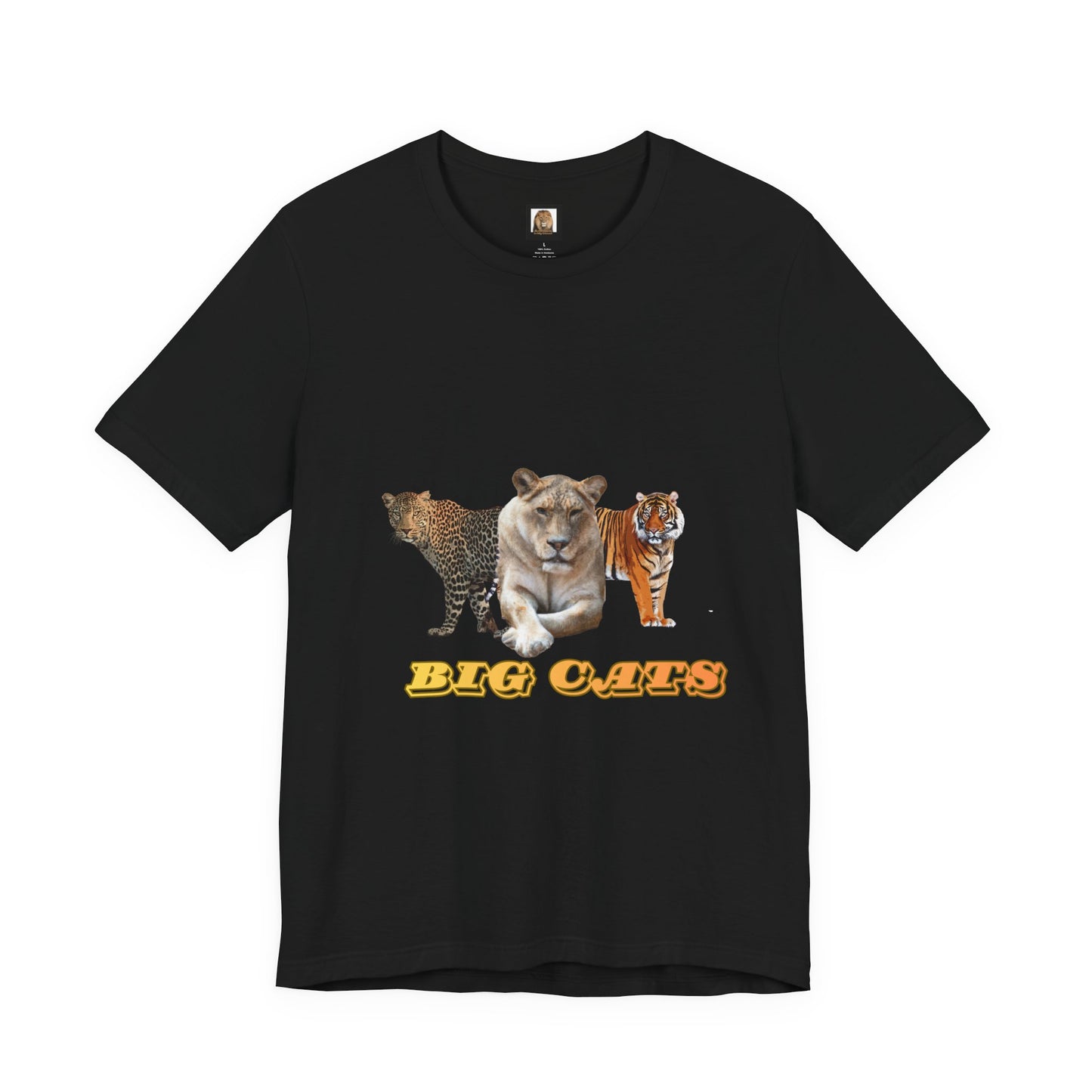 Unisex Big Cats Lioness Short Sleeve Tee