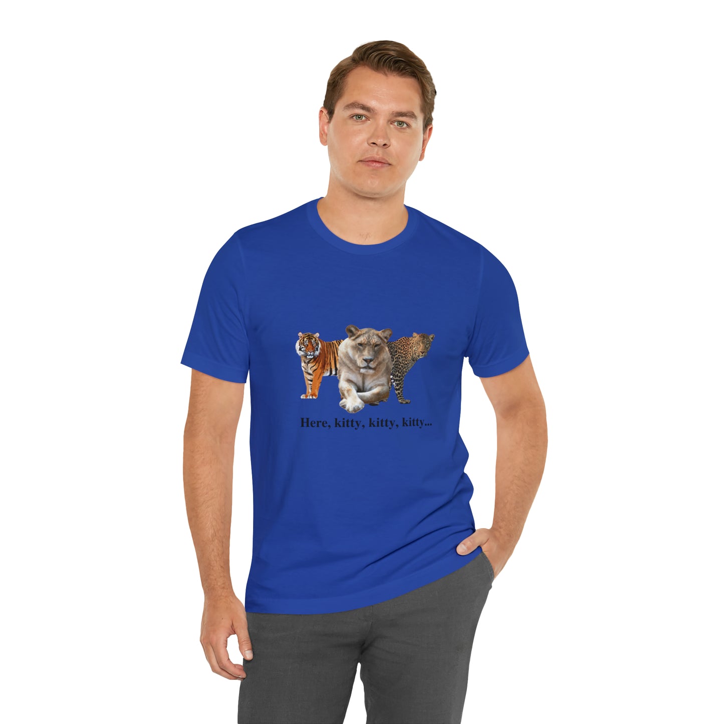 Unisex Big Cats Lioness Short Sleeve Tee