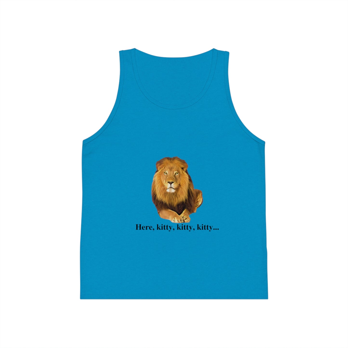 Kid's Lion Big Cats Jersey Tank Top