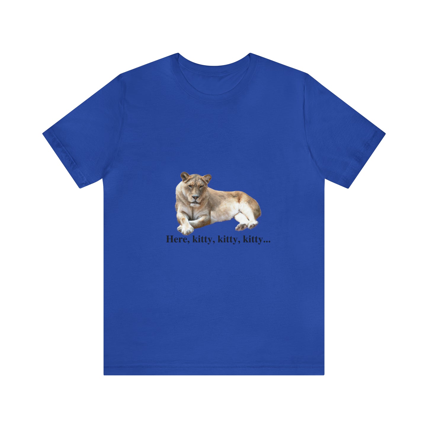 Unisex Lioness Big Cats Short Sleeve Tee