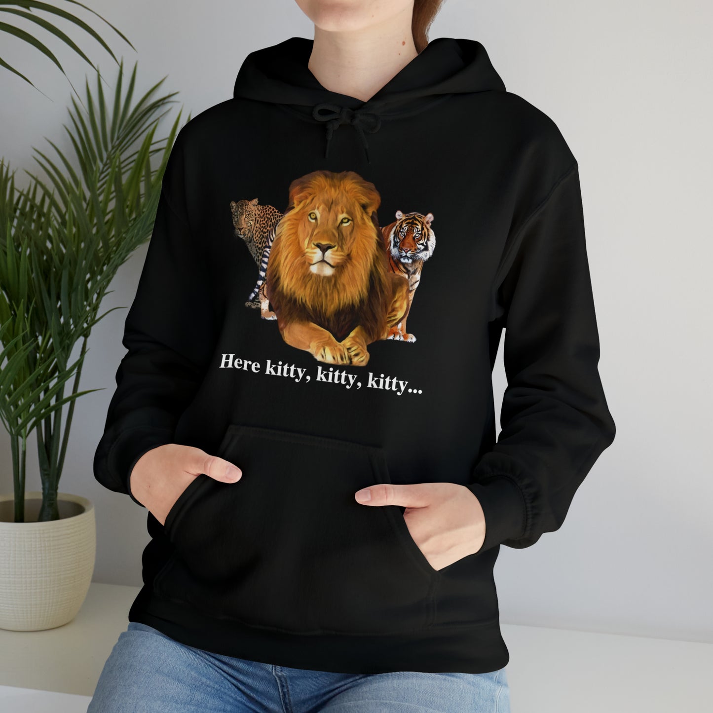 Unisex Big Cats Hooded Sweatshirt