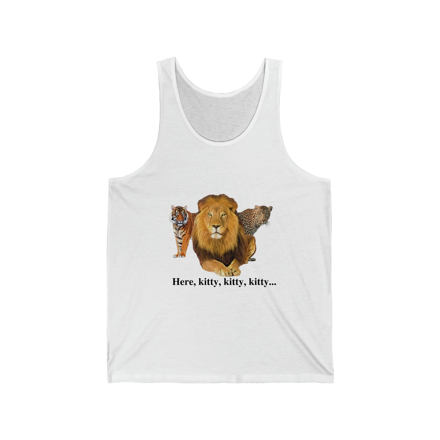 Unisex Big Cats Jersey Tank