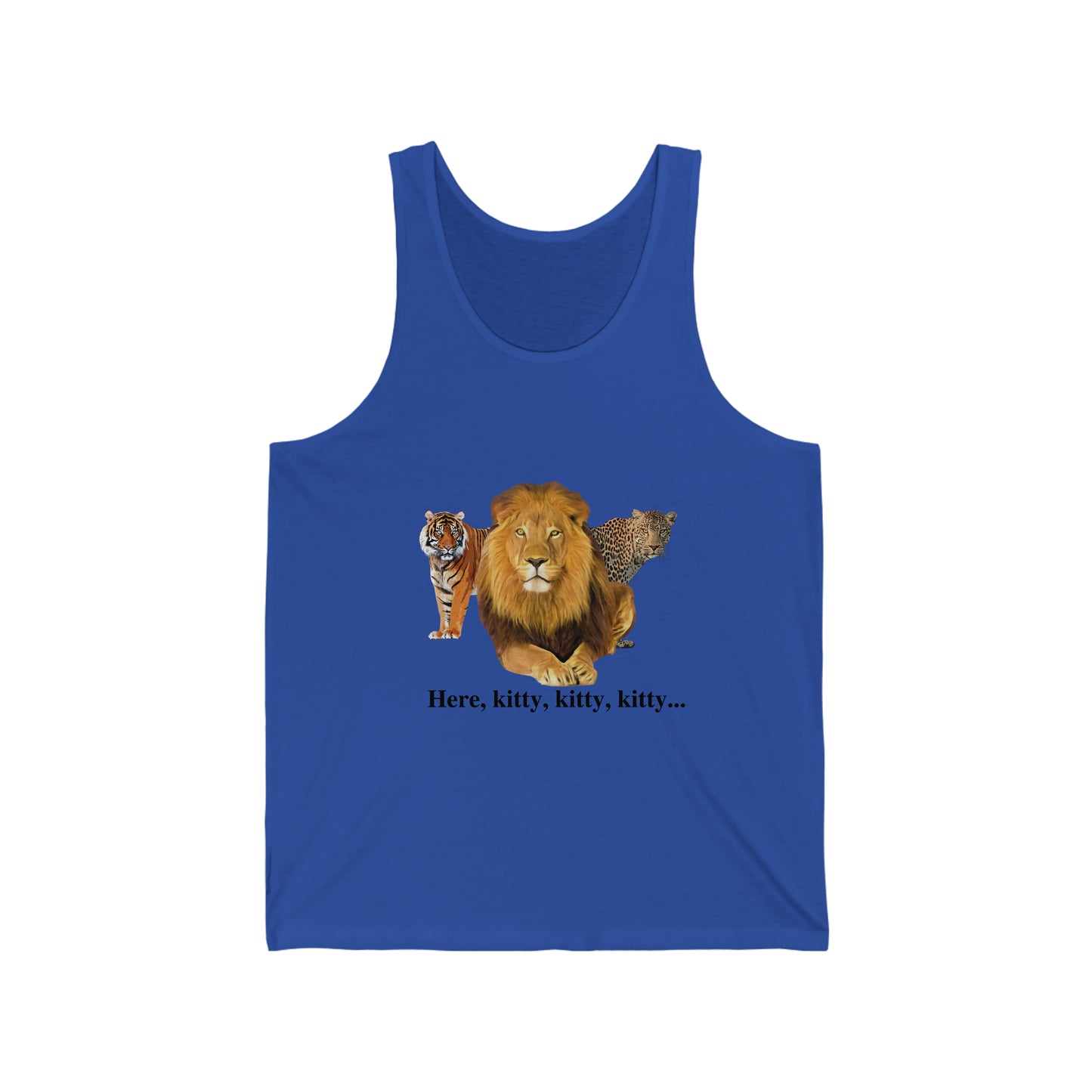 Unisex Big Cats Jersey Tank