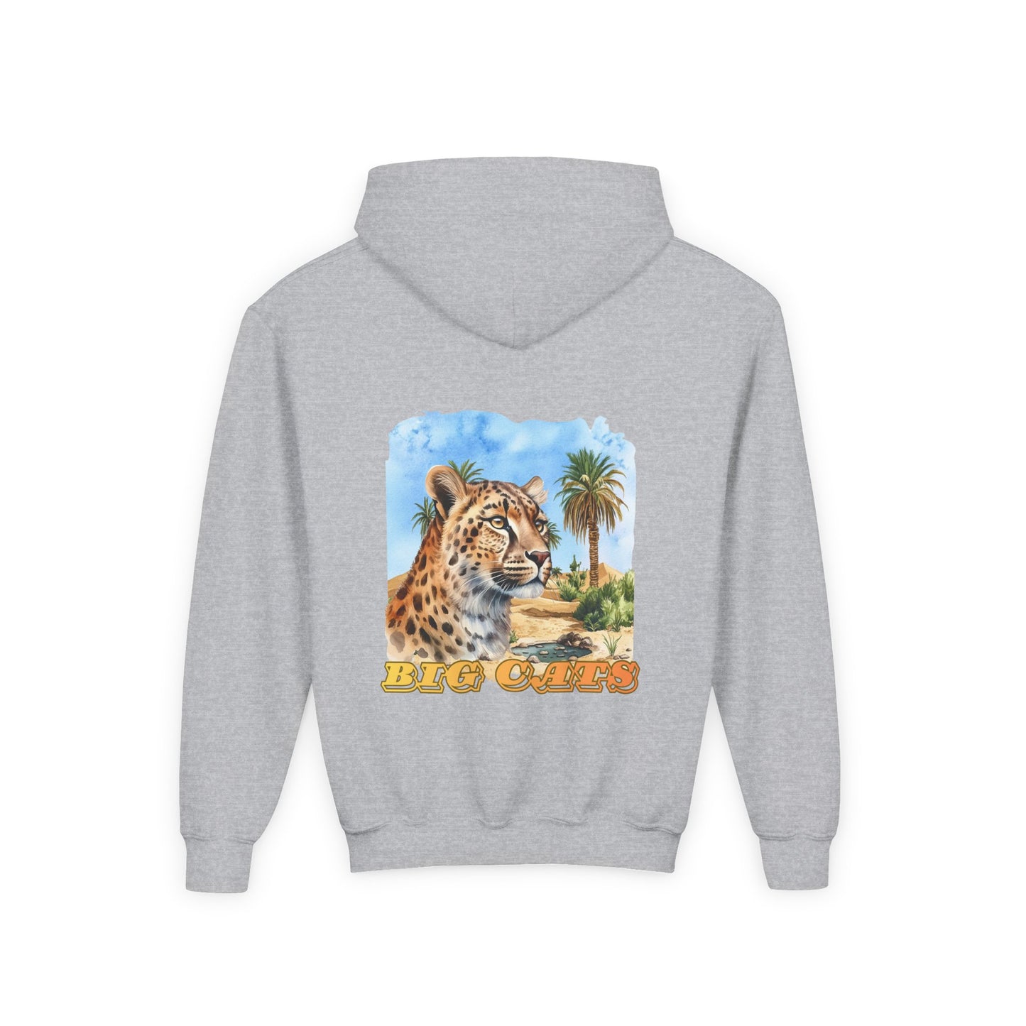 Boys Big Cats Cheetah Hooded Sweatshirt