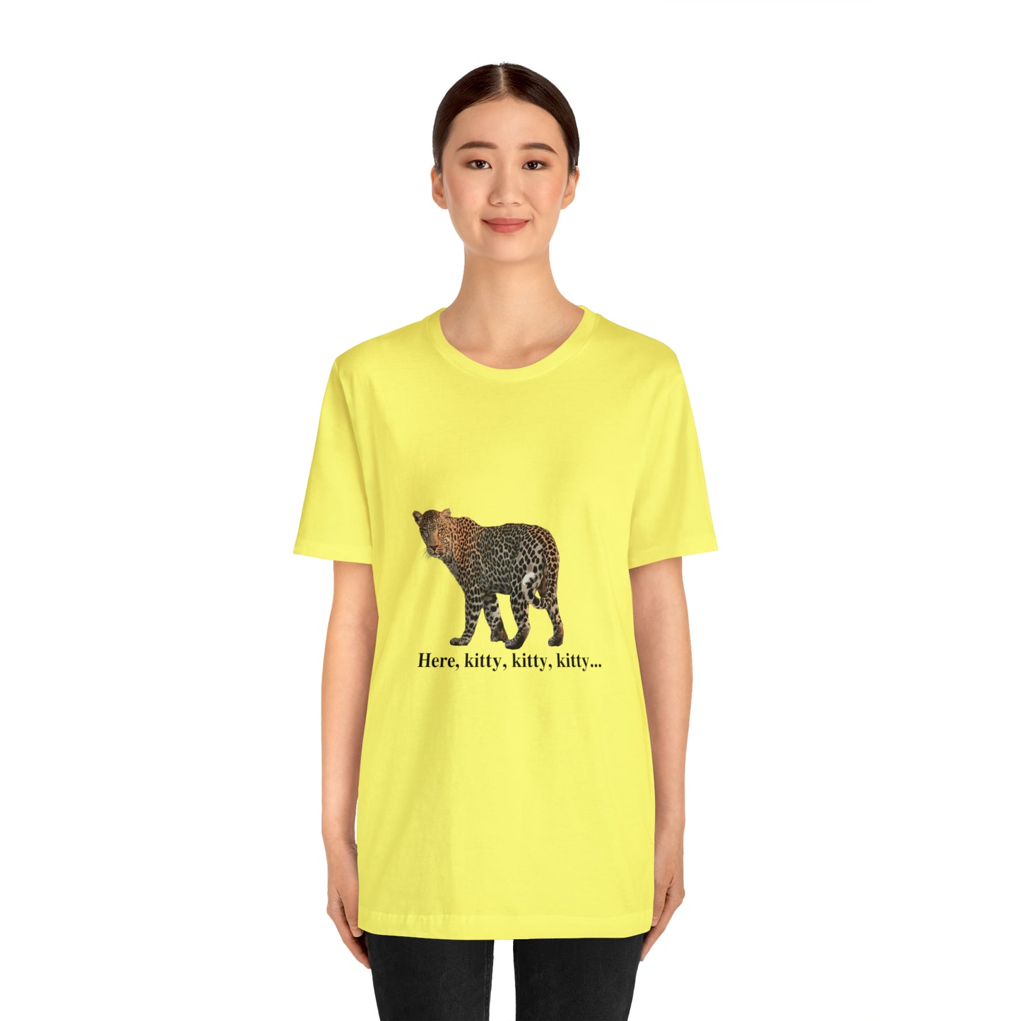 Unisex Leopard BigCats Short Sleeve Tee