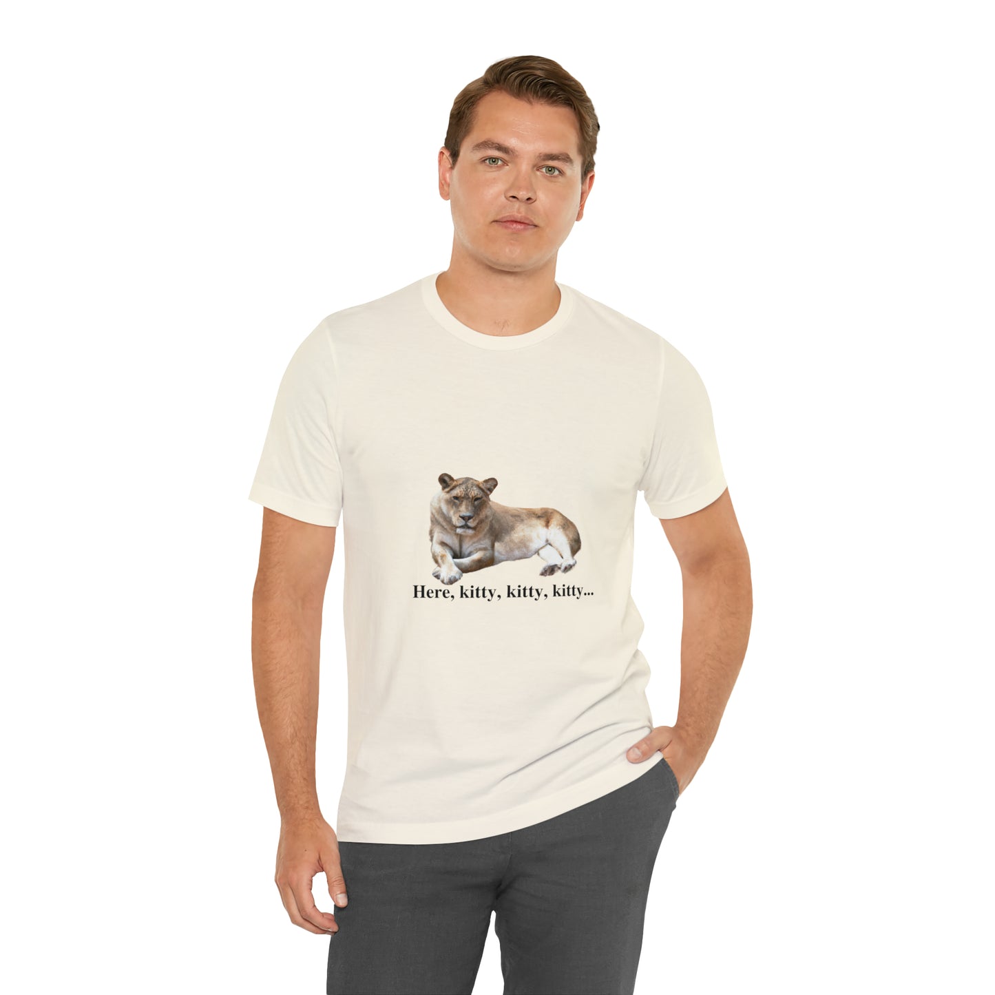 Unisex Lioness Big Cats Short Sleeve Tee