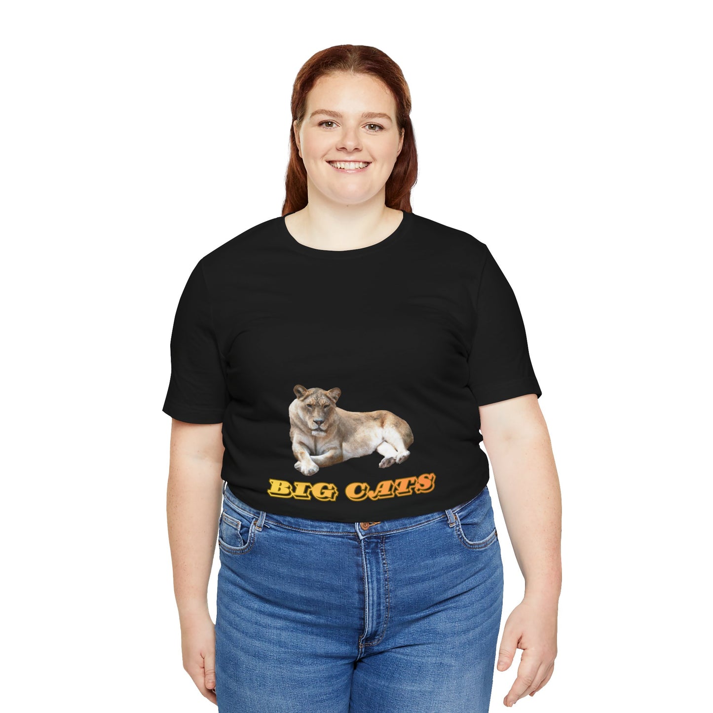 Unisex Lioness Big Cats Short Sleeve Tee
