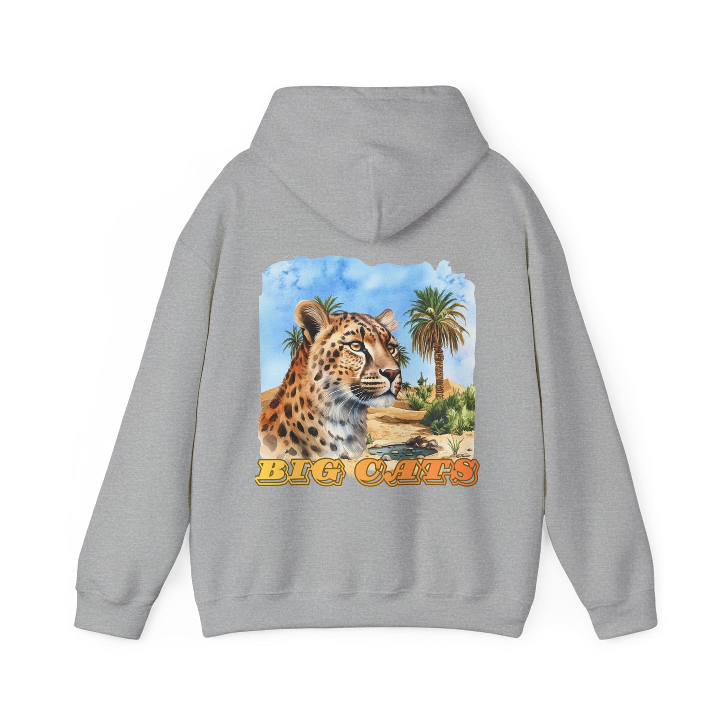 Men's Cheetah Big Cats Hooded Sweatshirt