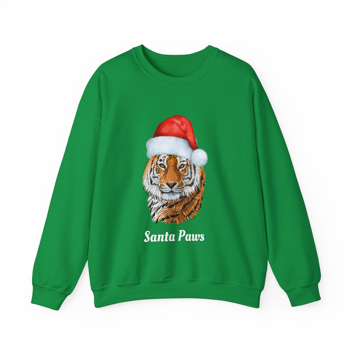 Unisex Tiger Santa Crewneck Sweatshirt