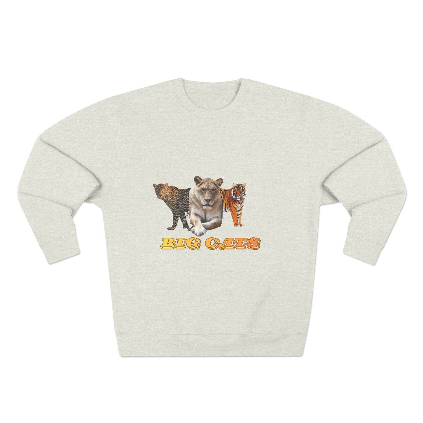 Unisex Premium Big Cats Lioness Crewneck Sweatshirt