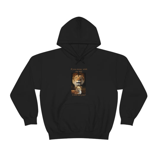 Men's Lion and Cub Hooded Sweatshirt