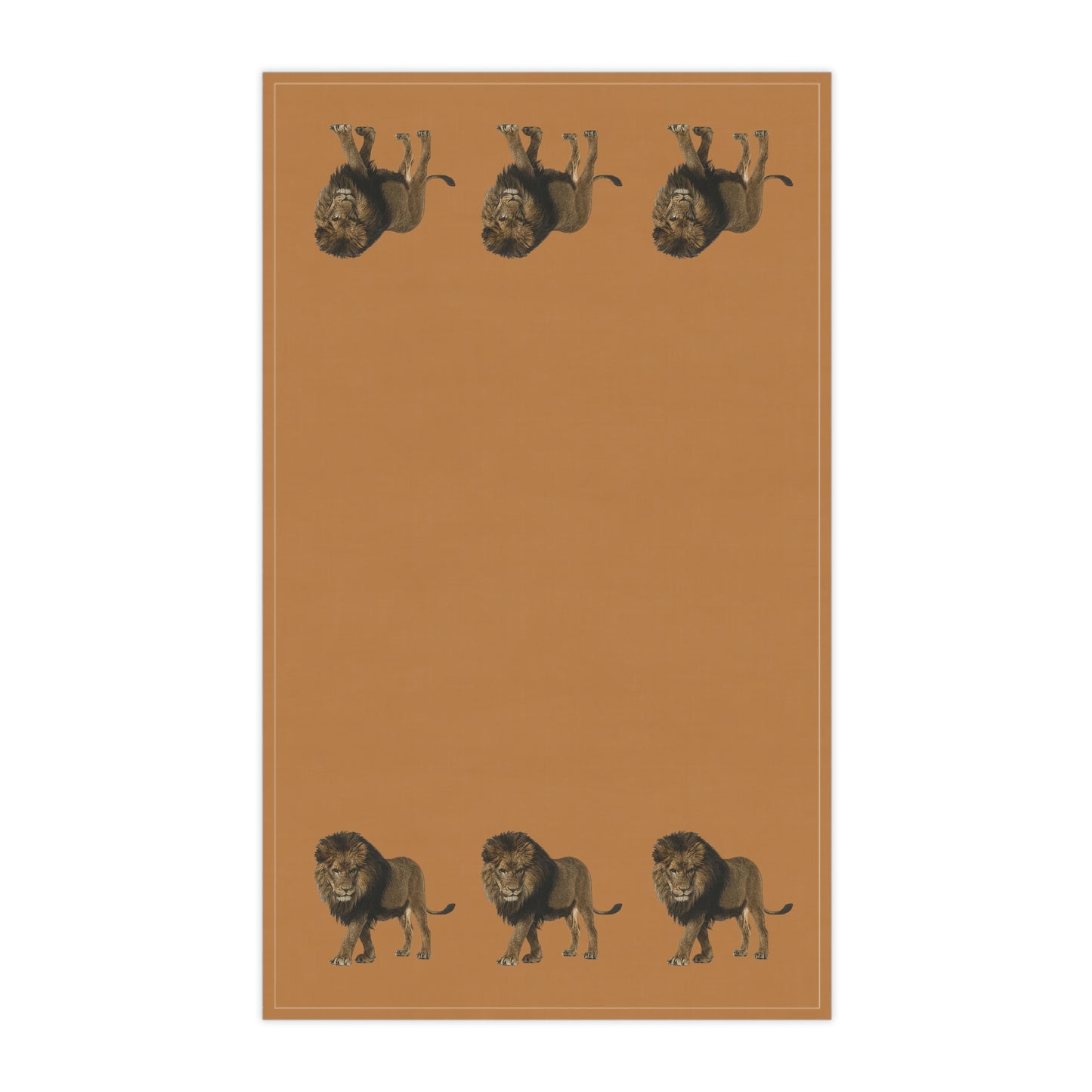 Lion Kitchen Towel Light Brown