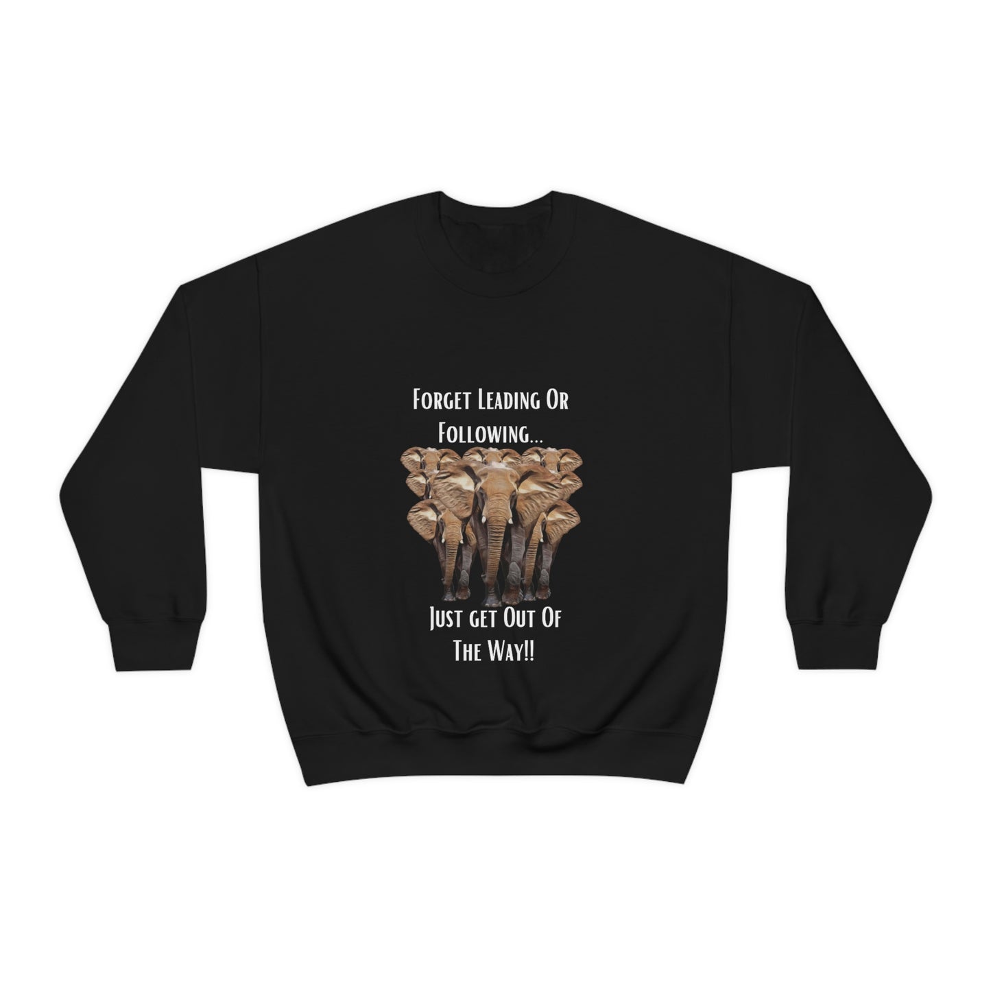 Unisex Elephant Crewneck Sweatshirt