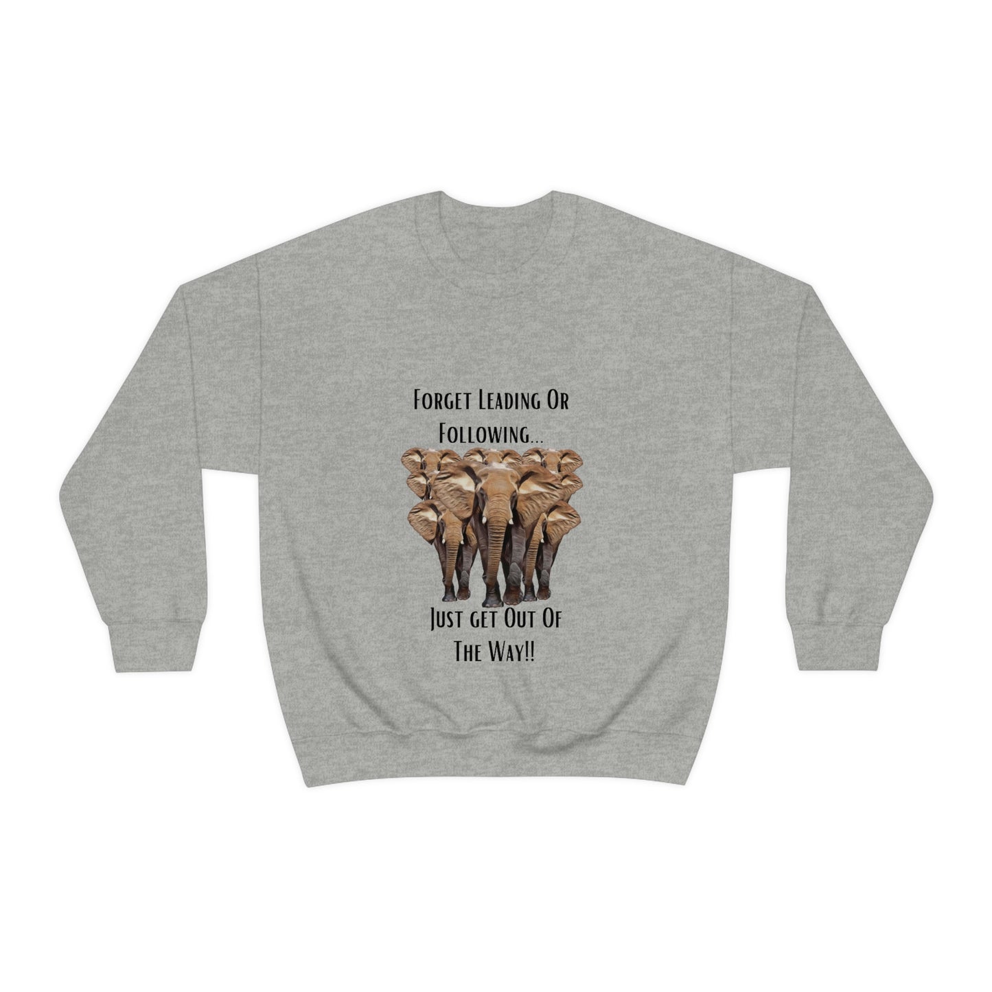 Unisex Elephant Crewneck Sweatshirt